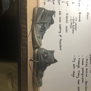 Converse Rain boots, used.